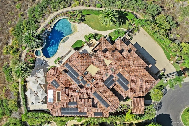 5015 Rancho Quinta Bnd, San Diego, CA 92130 - aerial view of a pool area