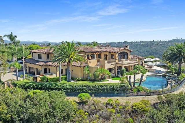 5015 Rancho Quinta Bnd, San Diego, CA 92130 - view of home's community featuring a swimming pool and a hot tub
