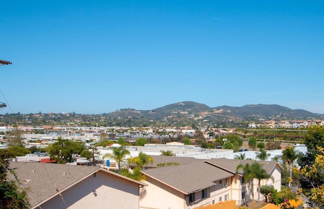 mountain view featuring a residential view