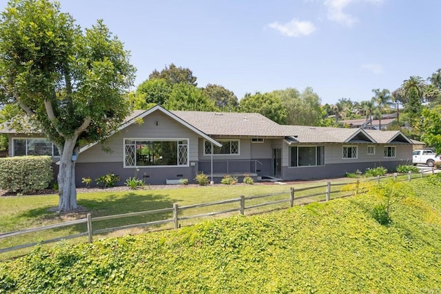1143 Portola St, Vista, CA 92084 - ranch-style house with a fenced backyard