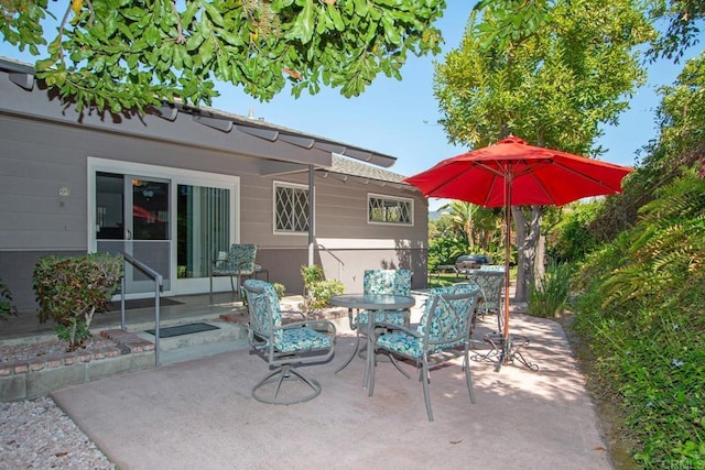 1143 Portola St, Vista, CA 92084 - view of patio featuring outdoor dining space