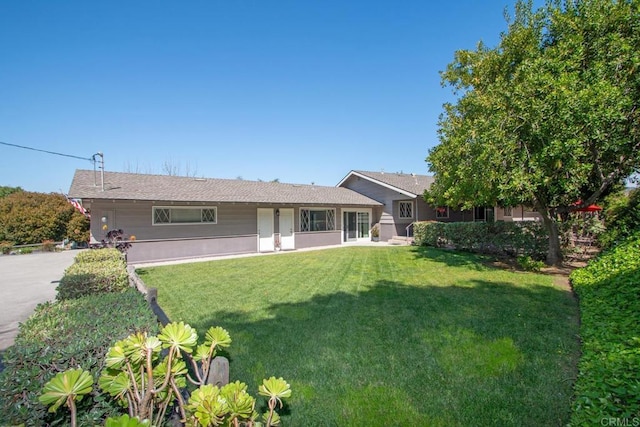 1143 Portola St, Vista, CA 92084 - view of front of house featuring a front lawn
