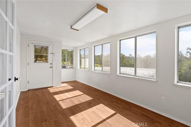 43 Zepher Way, Oroville, CA 95966 - unfurnished sunroom with wood finished floors and baseboards