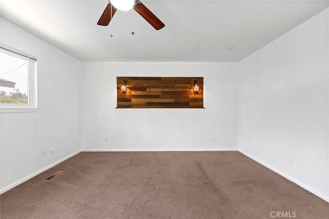 43 Zepher Way, Oroville, CA 95966 - empty room featuring carpet floors, ceiling fan, and baseboards