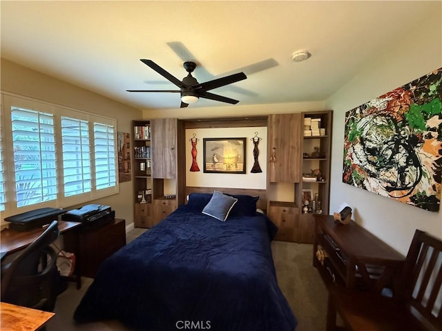 9033 Mandarin Ave, Rancho Cucamonga, CA 91701 - bedroom featuring carpet flooring and ceiling fan