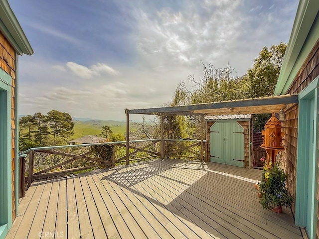 view of deck