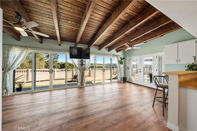 12521 Mcferon Rd, Poway, CA 92064 - unfurnished sunroom with french doors and plenty of natural light