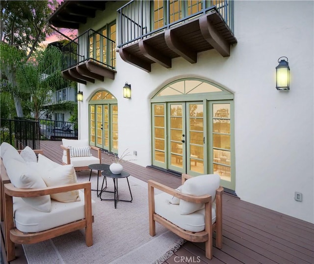 4300 Via Alondra, Palos Verdes Estates, CA 90274 - exterior space with french doors