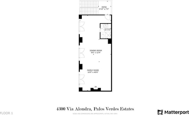 4300 Via Alondra, Palos Verdes Estates, CA 90274 - floor plan