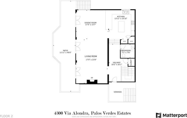 4300 Via Alondra, Palos Verdes Estates, CA 90274 - view of layout