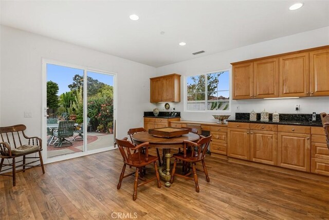 18 Corte Sevilla, San Clemente, CA 92673 - dining area with wood finished floors, healthy amount of natural light, and recessed lighting