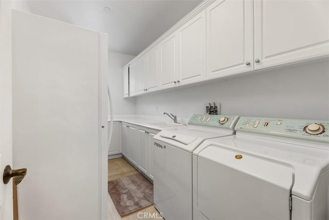 18 Corte Sevilla, San Clemente, CA 92673 - laundry room featuring cabinet space and washer and dryer