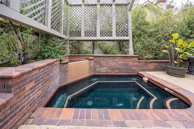 view of pool