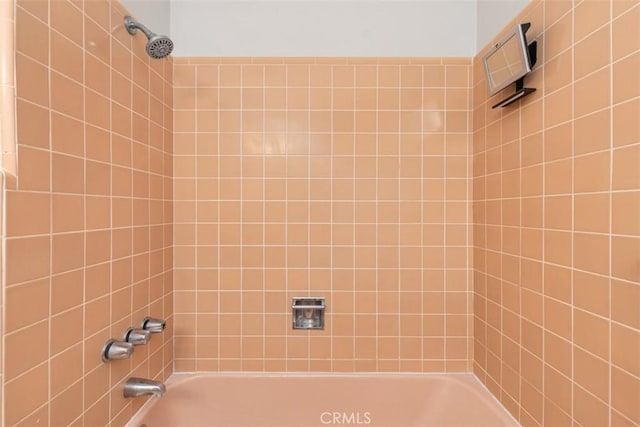 full bathroom featuring shower / tub combination
