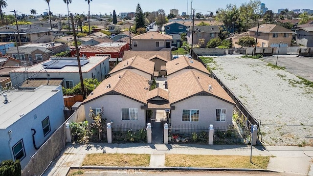 bird's eye view featuring a residential view