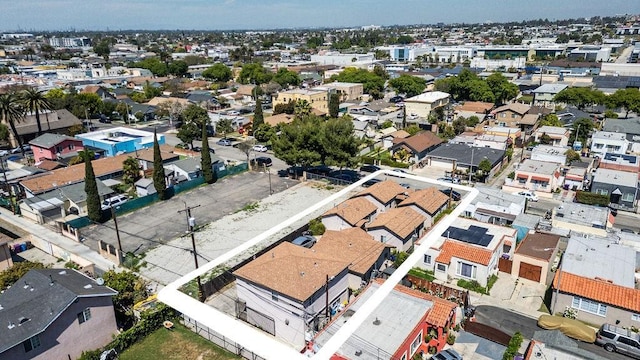 bird's eye view featuring a residential view