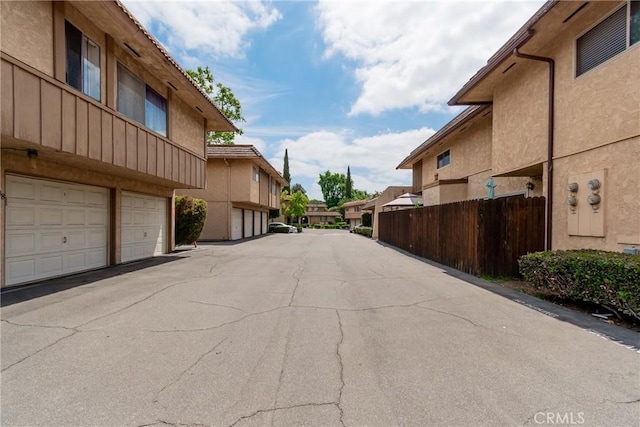 view of street with a residential view