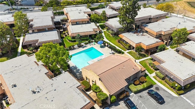 birds eye view of property featuring a residential view