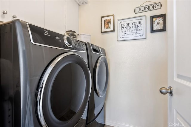 372 W Linden Dr, Orange, CA 92865 - clothes washing area with separate washer and dryer
