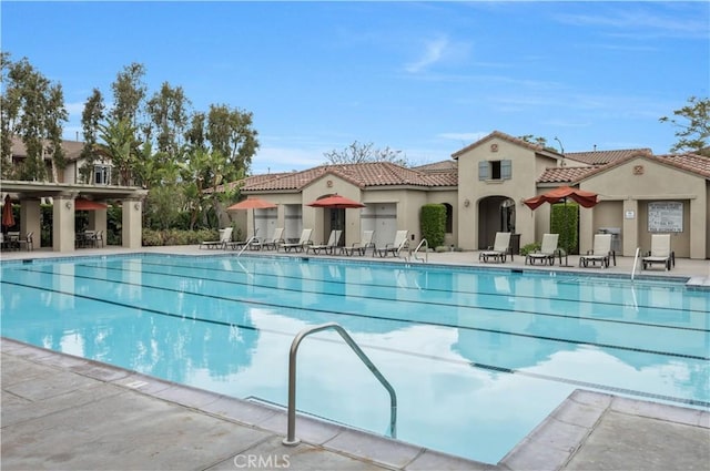 372 W Linden Dr, Orange, CA 92865 - community pool featuring a patio area