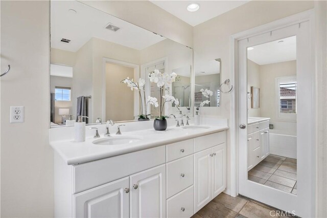 372 W Linden Dr, Orange, CA 92865 - full bathroom with double vanity
