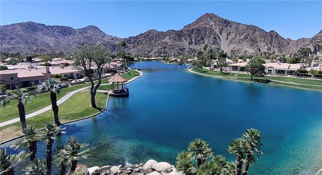 48143 Calle Seranas Ln, Quinta, CA 92253 - water view with a mountain view
