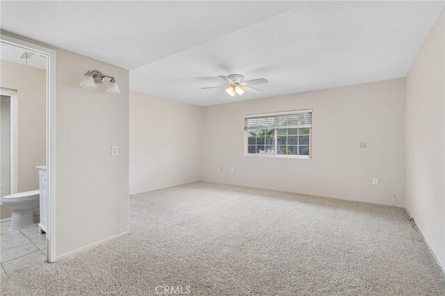 26481 Jamestown Dr, Menifee, CA 92586 - carpeted spare room with a ceiling fan and baseboards