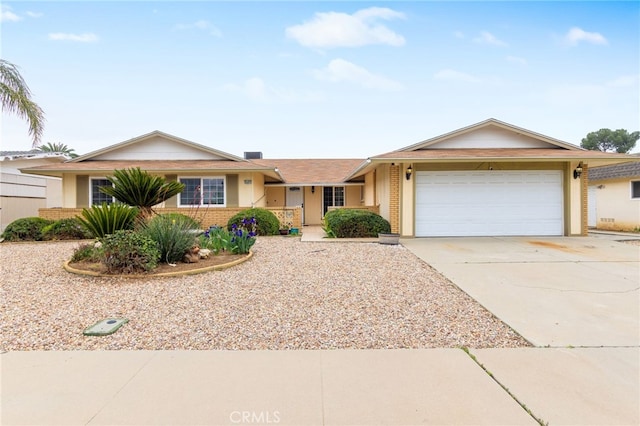 26481 Jamestown Dr, Menifee, CA 92586 - single story home featuring a garage, driveway, and stucco siding
