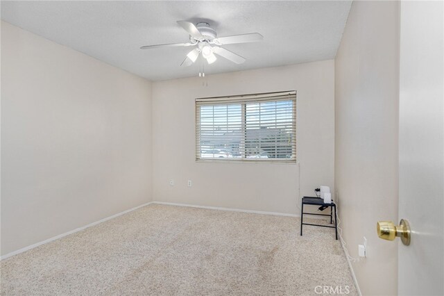 26481 Jamestown Dr, Menifee, CA 92586 - spare room featuring ceiling fan and carpet flooring