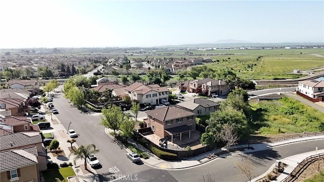 aerial view featuring a residential view