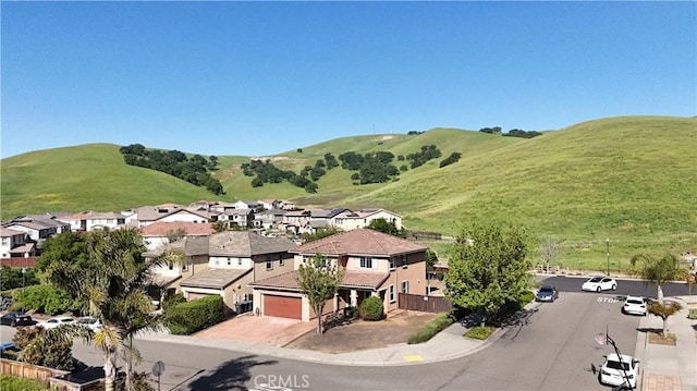 bird's eye view featuring a residential view