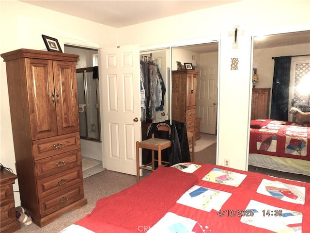 848 Oakmont, Lake Arrowhead, CA 92352 - bedroom featuring carpet flooring and a closet