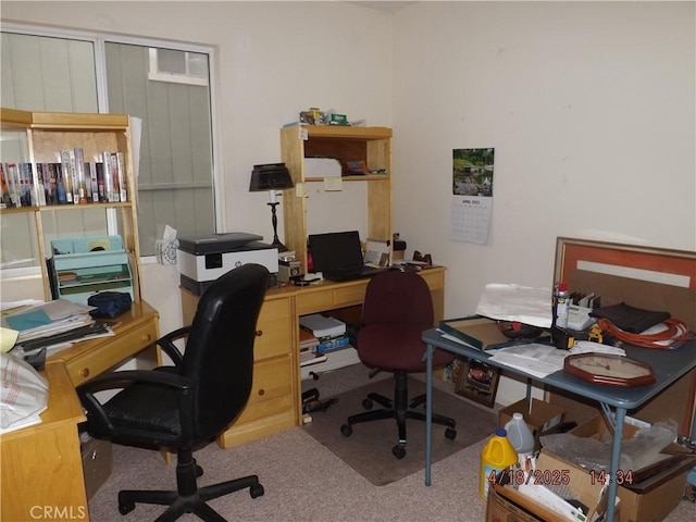 848 Oakmont, Lake Arrowhead, CA 92352 - office area featuring carpet floors
