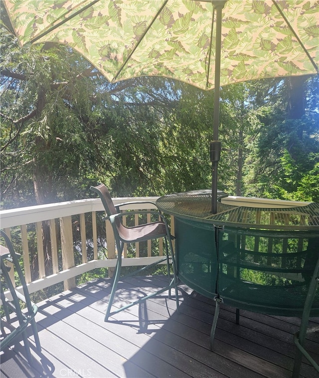848 Oakmont, Lake Arrowhead, CA 92352 - view of deck