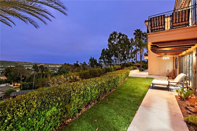 6 Riverstone, Laguna Niguel, CA 92677 - view of yard with a balcony and a patio