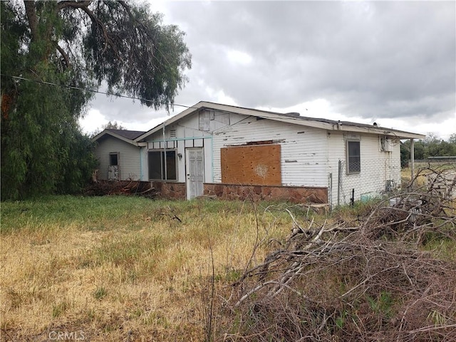 view of rear view of property