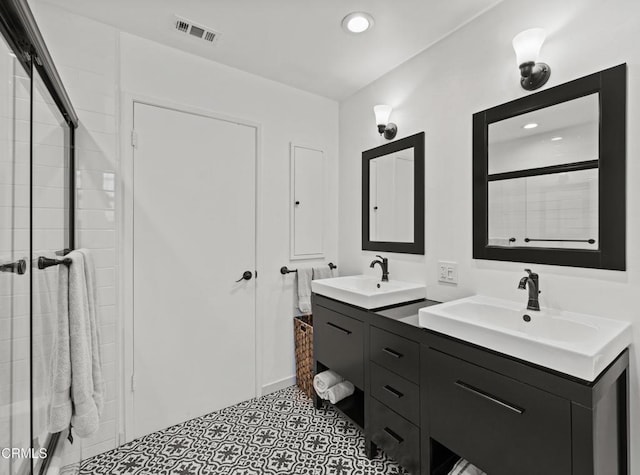 1270 Dove Meadow Rd, Solvang, CA 93463 - bathroom featuring vanity and a shower stall