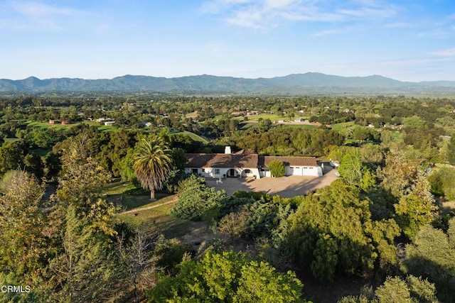 1270 Dove Meadow Rd, Solvang, CA 93463 - aerial overview of property's location featuring mountains