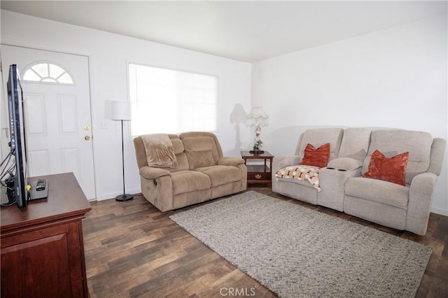 272 Rio Bravo Ct, Corning, CA 96021 - living area featuring dark wood-style floors