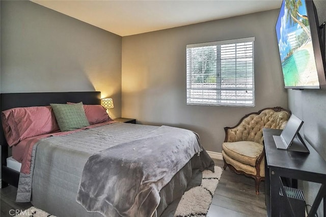 415 Jeremiah Dr Unit B, Simi Valley, CA 93065 - bedroom featuring baseboards and wood finished floors