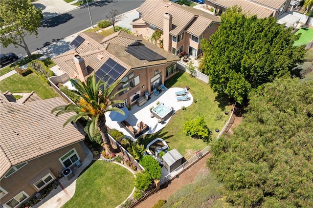 1441 San Almada Rd, Corona, CA 92882 - birds eye view of property featuring a residential view