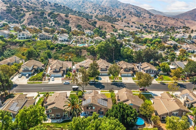 1441 San Almada Rd, Corona, CA 92882 - birds eye view of property featuring a mountain view and a residential view
