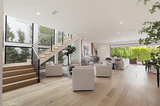 lobby with stairs