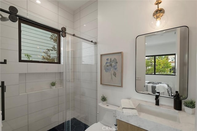 1311 18th St, Manhattan Beach, CA 90266 - ensuite bathroom featuring vanity and a stall shower