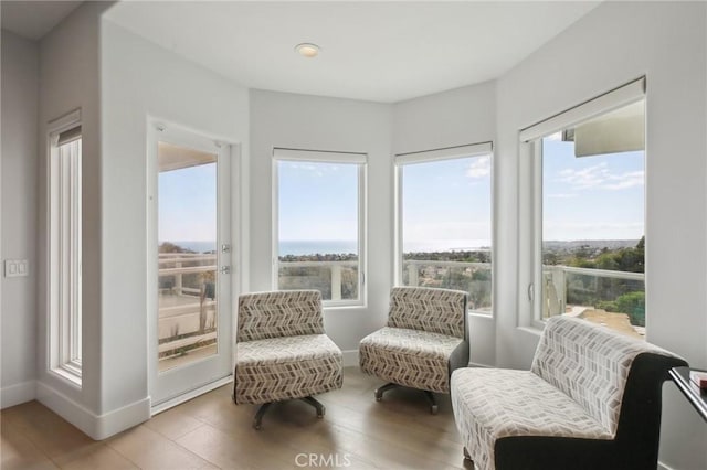 3 Via Pasa, San Clemente, CA 92673 - sitting room with wood finished floors and recessed lighting