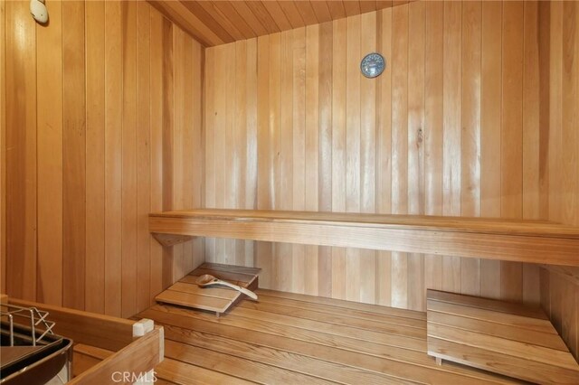 3 Via Pasa, San Clemente, CA 92673 - sauna with wood walls and wood ceiling