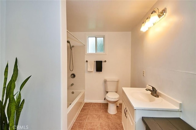 2624 W Cherry Ave, Fullerton, CA 92833 - full bath featuring vanity, tile patterned flooring, and shower / bathtub combination
