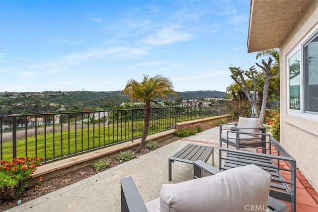 23875 Catamaran Way Unit 51, Laguna Niguel, CA 92677 - view of patio / terrace featuring a mountain view