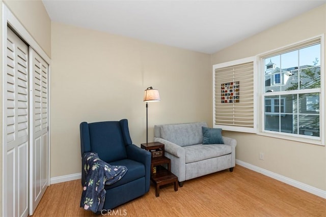 37 Rumford St, Ladera Ranch, CA 92694 - living area featuring baseboards and wood finished floors