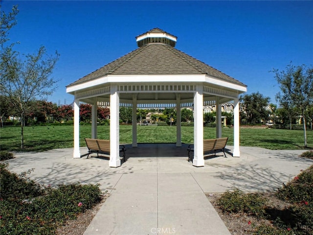 37 Rumford St, Ladera Ranch, CA 92694 - view of community featuring a gazebo, a yard, and a patio area